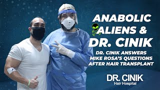 Dr. Cinik Answers Mike Rosa's Questions After Hair Transplant | Hair Transplant | Dr. Emrah Cinik