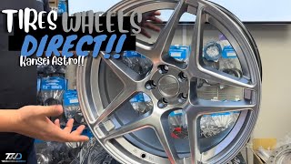 Kansei Astro 18x9 5x100 +22 Offset Hyper Silver part#K15H-189016+22 fits Toyota FRS GT86 Subaru BRZ