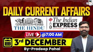 Daily Current Affairs | 3 January 2025 Current Affairs | CET | HCS || HPSC StudyIQ