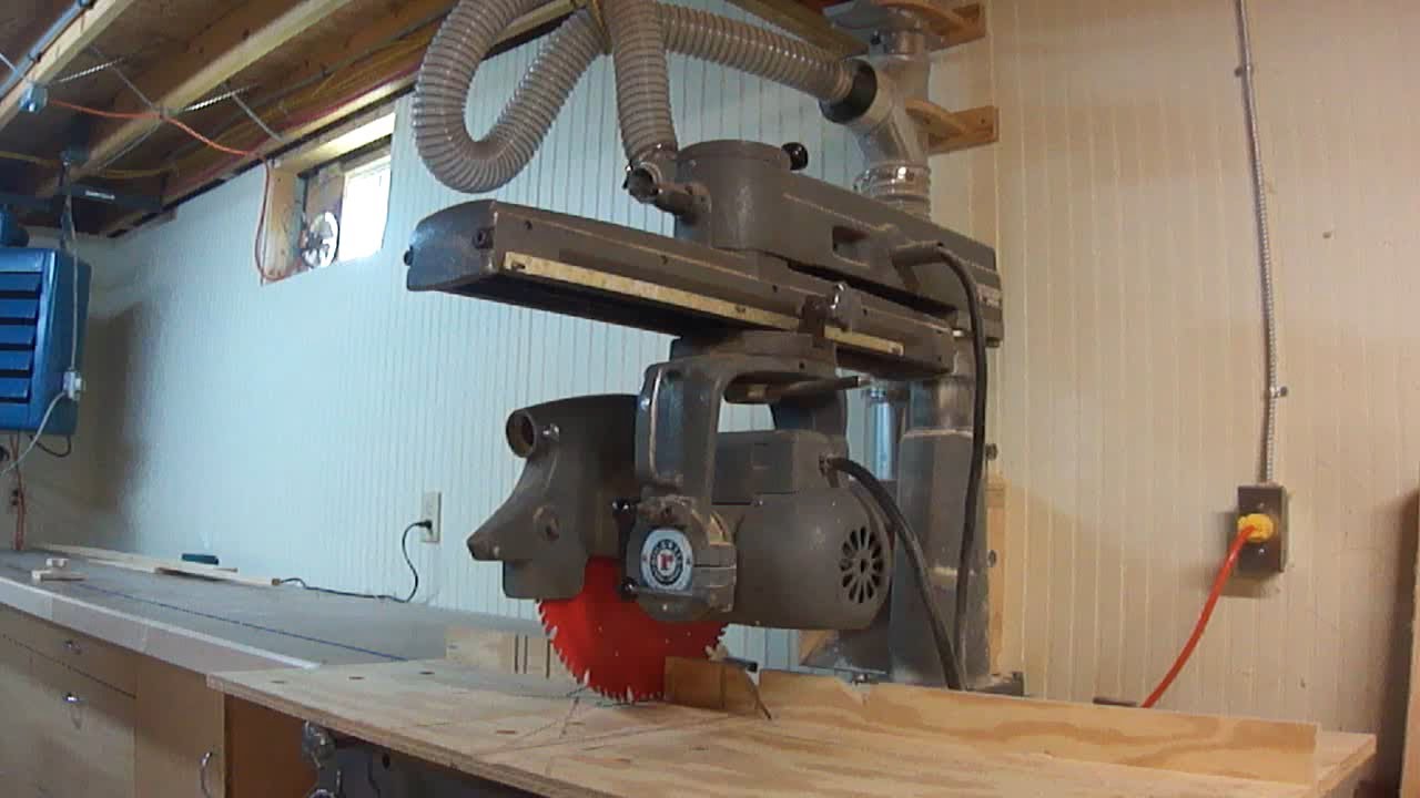 How To Use The Radial Arm Saw - YouTube