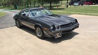 1981 Chevrolet Z28 Camaro 4 Speed Super Low Mileage 814723P