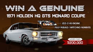 Win A Genuine 1971 Holden HQ Monaro GTS