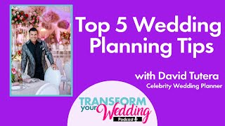 David Tutera Shares Top 5 Wedding Planning Tips!