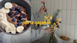 YALNIZ YAŞAMAK| GÜNLÜK VLOG| DOĞUM GÜNÜ PARTİSİ|| daily vlog, living alone, bhirtday girl