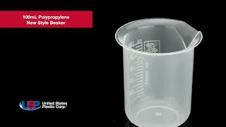 100mL Polypropylene New Style Beaker | U.S. Plastic Corporation®