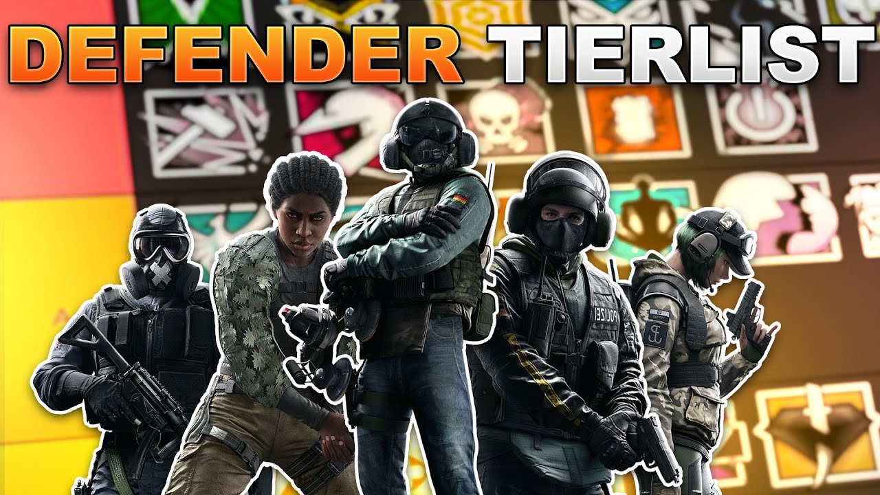 The *BEST* Defenders In Rainbow Six Siege (Defender Tier List) - YouTube