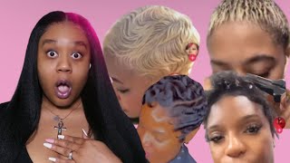 ‼️FINGER WAVES ON SHORT NATURAL HAIR. This will blow yoir mind‼️@IamCynDoll