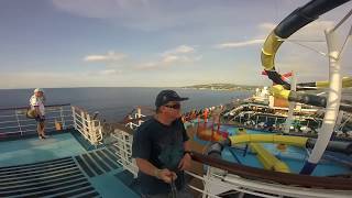 Carnival Dream cruise ship complete tour, all decks,cabin,food and pool decks