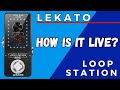 Live Gig Lekato Loop Station Guitar Looper Demo and Review for a Gig. Lekato Looper Pedal Good Live