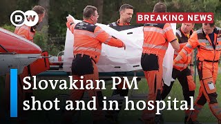 'Assassination attempt' leaves Slovakian PM Fico in 'life-threatening condition' | DW News