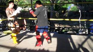 Muay thai Sparring,charn chai,pai thailand