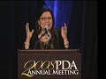 shelley morrison speaks at the 2008 pda conference