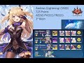 Honkai Impact 3 : EX Abyss RL (392D) : Andrius (Lightning) (725 Pts) : AE(S0) PV(SSS) FR(SSS)