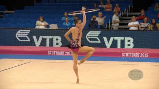 XU Xiaolan (CHN) 2015 Rhythmic Worlds Stuttgart - Qualifications Hoop