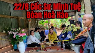 Trưa ngày 22 tháng 8, Đoàn phật tử mọi nơi về Cốc Sư Minh Tuệ rất đông