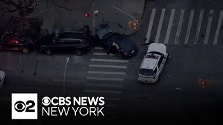 NYPD officer, driver crash in Harlem