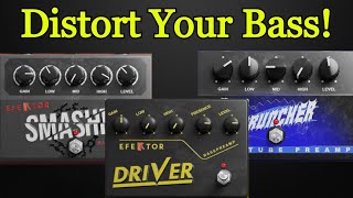 Bass Distortion VST Plugins by Kuassa - Efektor Bass Distortion Bundle - Cruncher, Smasher \u0026 Driver