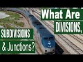 What Are Railroad Divisions, Subdivisions and Junctions?