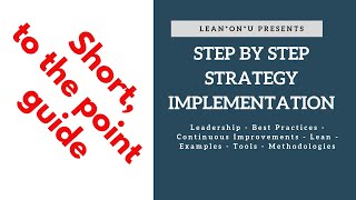Successful Strategy Execution Step By Step Short Version