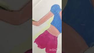 Asmr Acrylic painting aesthetic easy beginners canvas #shorts#art #painting #asmr #shortvideo #viral