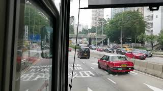 港鐵接駁巴士E00原速行車片段(往九龍塘站)