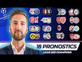 Pronostic Foot LIGUE DES CHAMPIONS : Mes 18 PRONOSTICS ( Ligue des Champions )