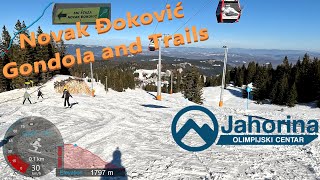 [4K] Skiing Jahorina, Novak Đoković Gondola and Pistes, 8, 8a, 8b, 1c, 1a, 1b, BiH RS, GoPro HERO11