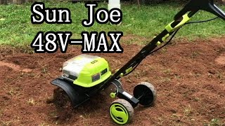 Sun Joe 48V MAX Tiller/ Cultivator Brushless Motor 14\