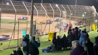 V8 Dirt Modifieds Michael Ardley Wild Ride Premier Speedway Warrnambool 14/12/2024