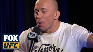 Georges St-Pierre talks after weigh-in in New York | Interview | UFC 217