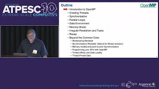 ATPESC 2022 2a.1 OpenMP Introduction - Parallel programming and OpenMP | Tim Mattson