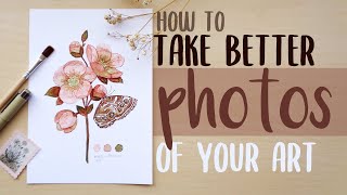 6 Tips For Great Photos of Your Art With Just Your Phone | Advice for Social Media & Etsy Sellers