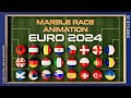 EURO 2024 - MARBLE RACE 3D - ALGODOO STYLE