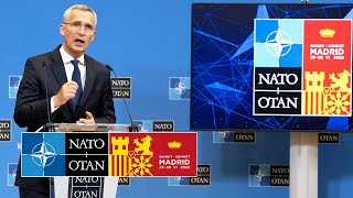 NATO Secretary General press conference previewing the #NATOSummit in Madrid 🇪🇸, 27 JUN 2022