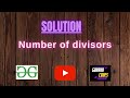 Number of divisors || @GeeksforGeeks  || Problem Solving || Solution || Gorakh Codes