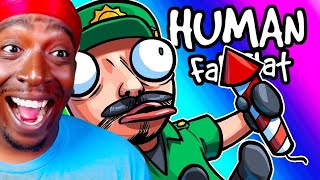 Human Fall Flat - When R3t*rds Learn to Fly! (REACTION)