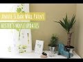 Annie Sloan wall paint and the start of living room makeover