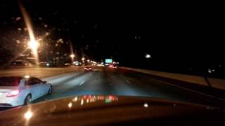 Idiot driver traveling 45mph on the interstate