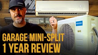 My Ice Cold Garage: 1 Year Review DIY Mr Cool Mini-Split AC