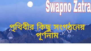 পৃথিবীর কিছু সংগঠন/সংস্থার পূর্ণনাম।[[Full Name of Some Organizations of the World]]]