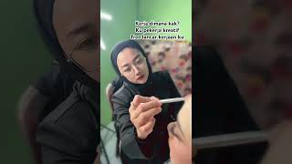 Video dibalik layar sebagai pekerja kreatif #makeupartist Wedding