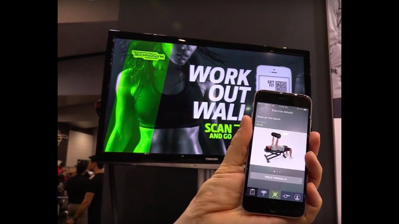 Technogym Workout Wall Youtube