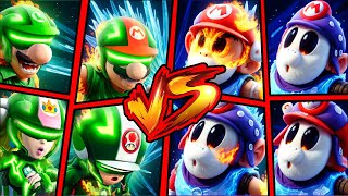 MARIO, LUIGI, PEACH, TOAD CUP BATTLES - Mario Strikers Battle League