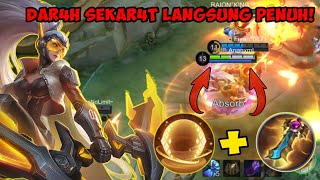 INI NAMANYA COMBO SPELL \u0026 ITEM RUSAK! SHIELDNYA GAK NGOTAK! TEBAL BANGET! | TOP GLOBAL MIYA - MLBB