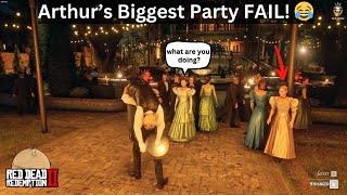 Arthur Morgan’s Most Awkward Party Moment in RDR2!