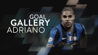 ADRIANO LEITE RIBEIRO | All of his 74 Inter goals 🇧🇷⚫️🔵