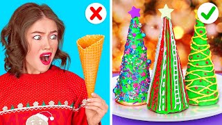 LAST MINUTE CHRISTMAS HACKS || DIY Holiday Tips, Funny Pranks and Edible Decorations by 123 GO!FOOD