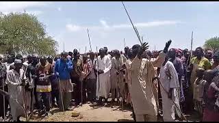 LOU ARIIK SPIRITUAL LEADERS GATHERED AT WUNLIT  VILLAGE TO OFFER SACRIFICES TO GOD AND ANCESTORS OF