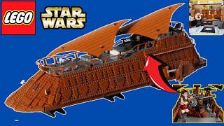 LEGO Star Wars UCS JABBA'S SAIL BARGE Review! Set 75397