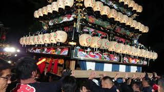 平成30年  西条祭り宮出し  吉原三本、喜多町、大師町、魚屋町